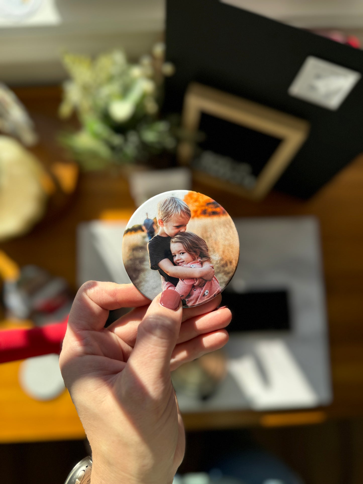 3" Round Photo Magnet