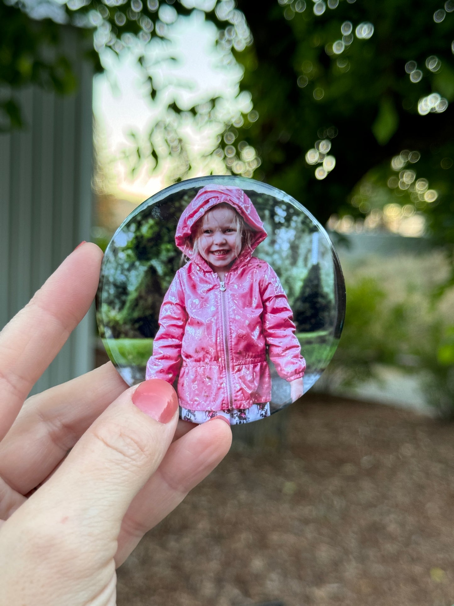 3" Round Photo Magnet