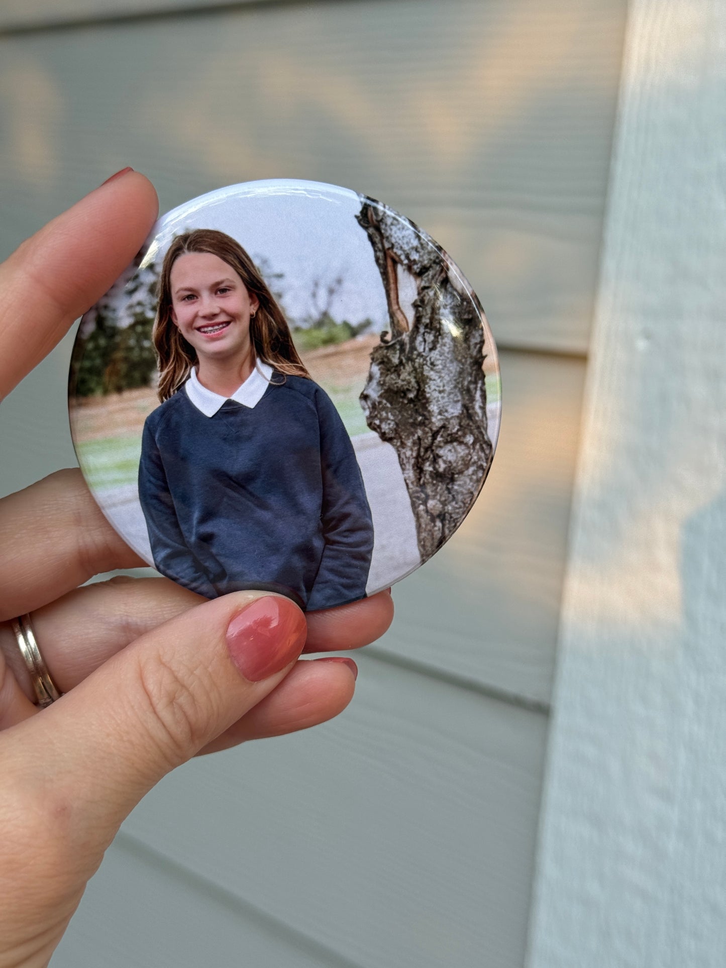 3" Round Photo Magnet